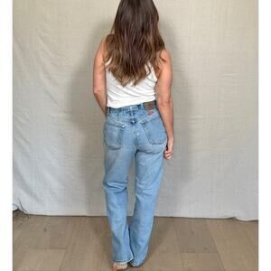 Wrangler Cotton Straight Leg Jeans Reworked Vintage Wash - One of a kind